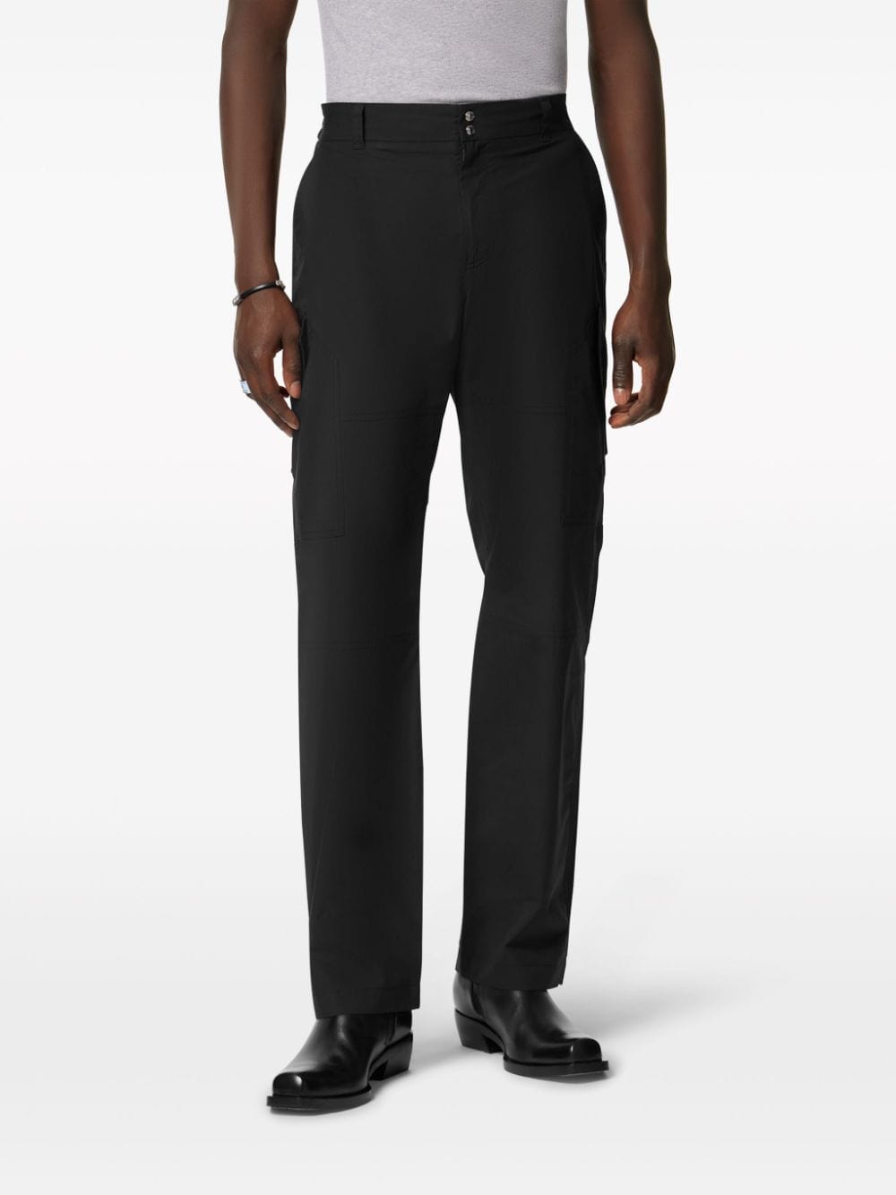 Trousers Versace Trousers Black Brand