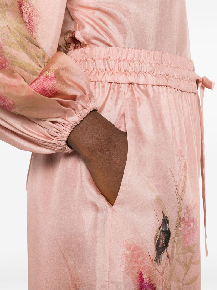 Zimmermann Trousers Pink