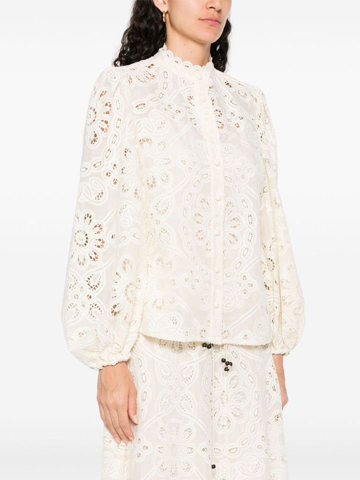 Zimmermann Shirts Ivory
