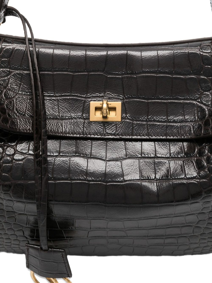 Balenciaga Rodeo Medium Leather Handbag