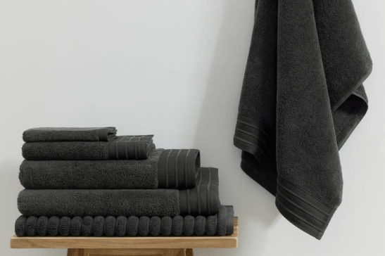 Bemboka Bath Towels Charcoal Bemboka Pure Cotton Bath Towels Luxe Bemboka Pure Cotton Bath Towels Luxe Brand
