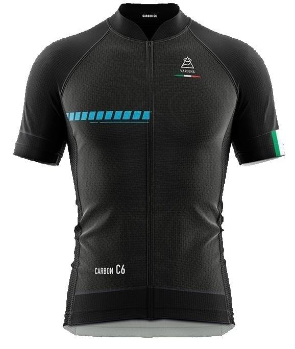 Vardena Cycling Jersey Vardena Solid Black Full Carbon Cycling Jersey Vardena Full Carbon Jersey Solid Black Brand