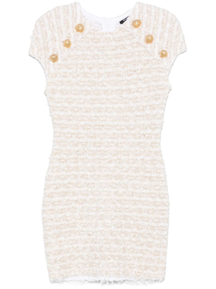 Balmain Dresses Balmain Dresses White Balmain Dresses White Brand