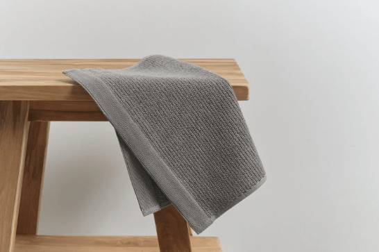 Bemboka Face Washer Grey Bemboka Pure Cotton Face Washers Rib Bemboka Rib Face Washer I Supreme Bathroom Towels I 100% Turkish Cotton  Brand