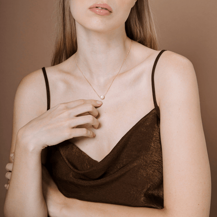 Ikecho Pearl Necklace Amelia Chain Necklace Amelia Chain Necklace Brand