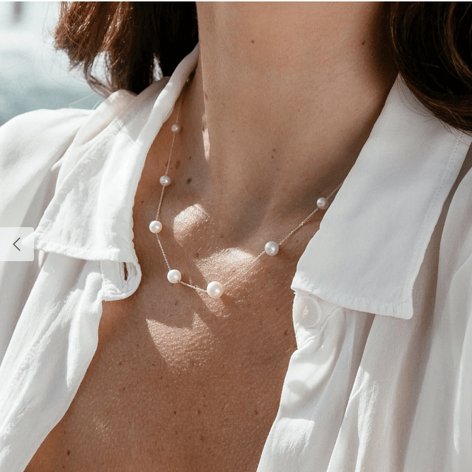 Ikecho Pearl Necklace Ethereal Pearl Necklace Ethereal Pearl Necklace Brand