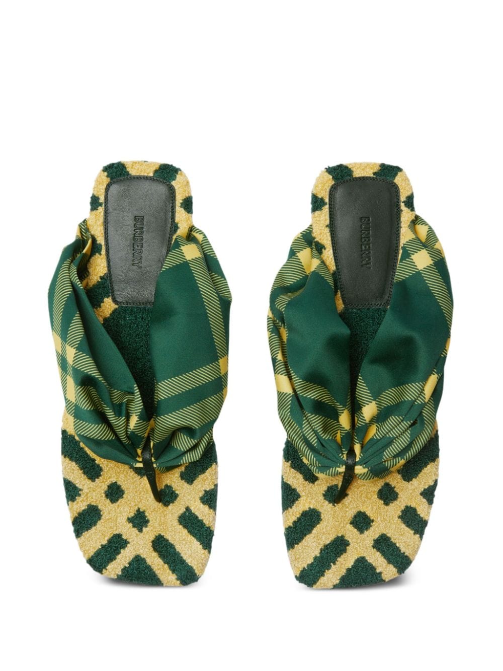 Burberry Sandals 38.5 Burberry Sandals Green Citron Burberry Sandals Green Citron Brand
