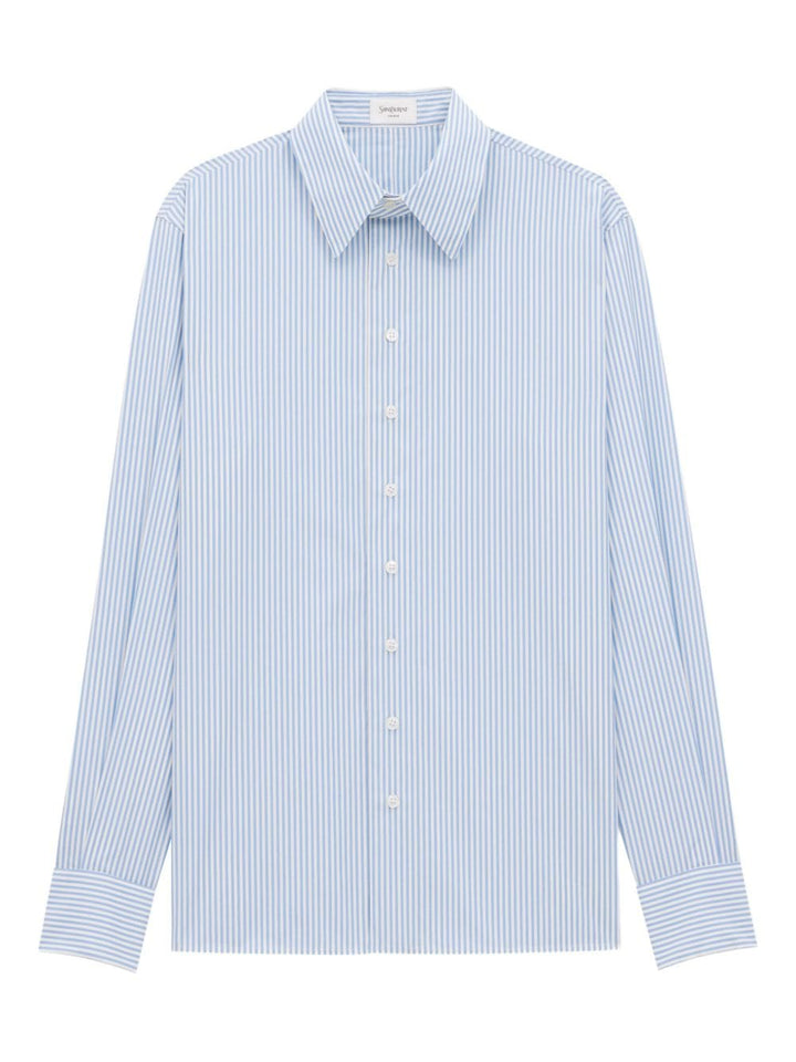 Saint Laurent Shirts 41 Saint Laurent striped oxford cotton shirt Saint Laurent striped oxford cotton shirt Brand