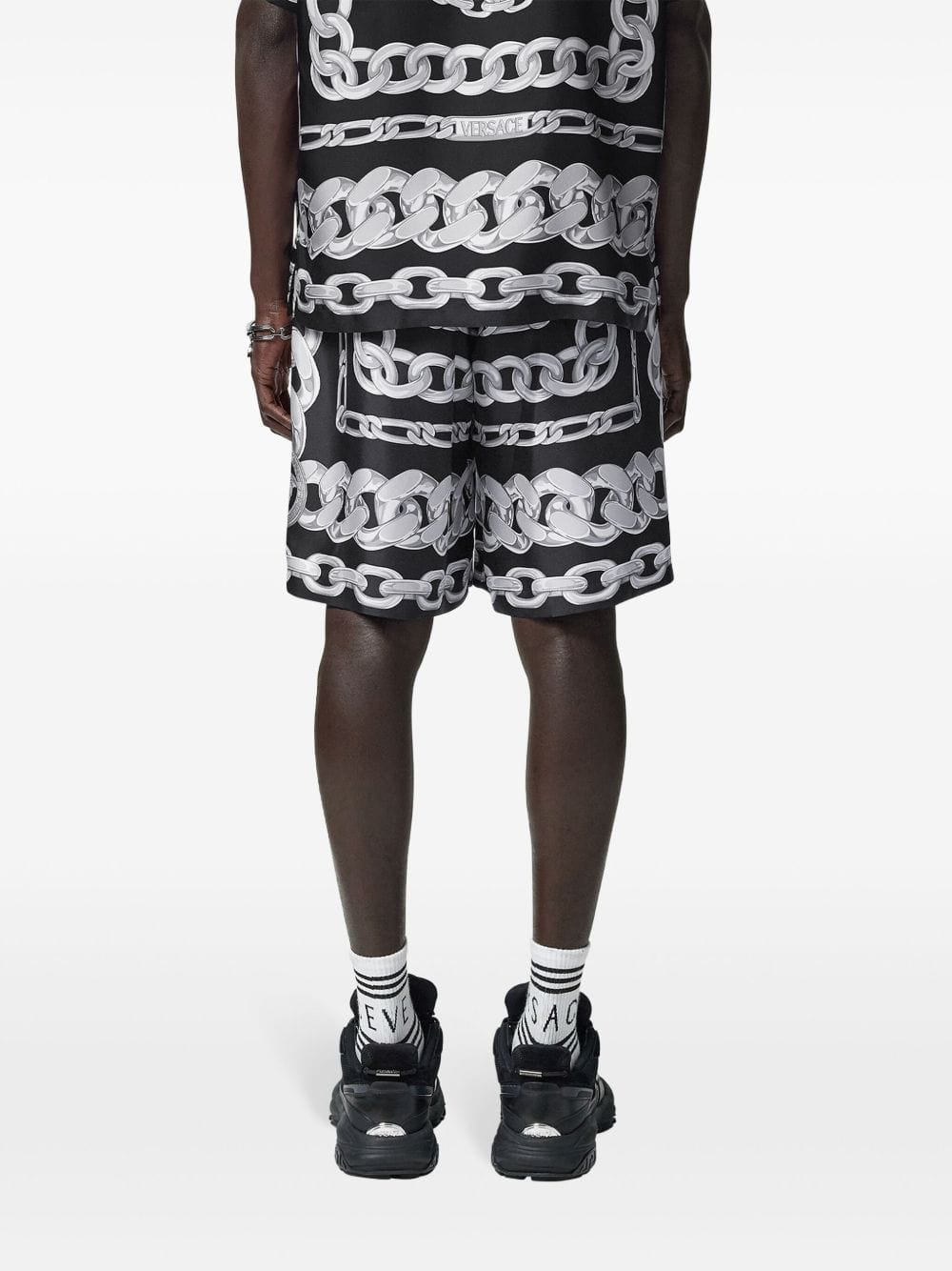 Versace Short trousers Versace Shorts Black Versace Shorts Black Brand