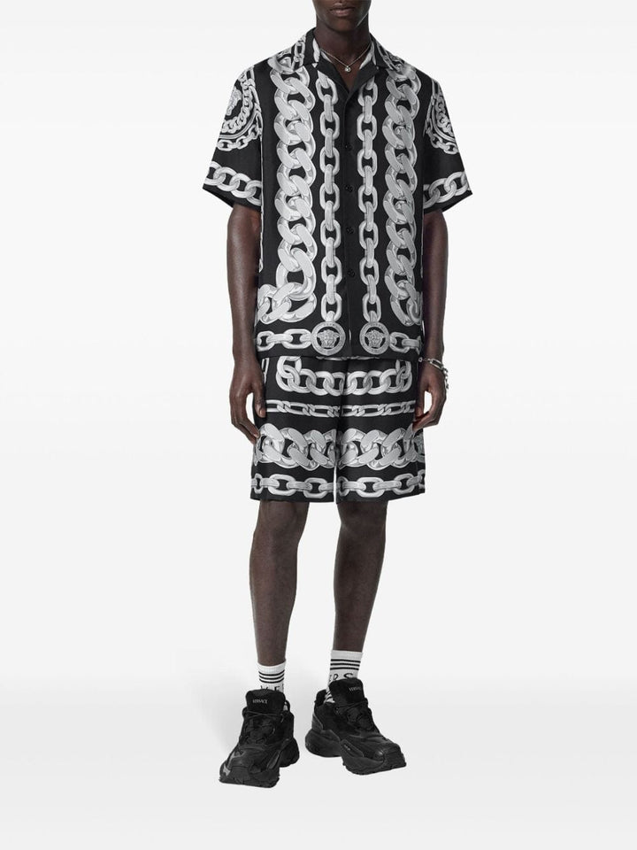 Versace Short trousers Versace Shorts Black Versace Shorts Black Brand