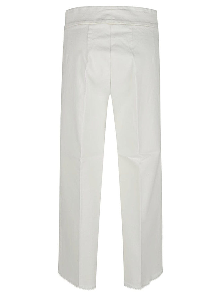 Avenue Montaigne Trousers 4 AVENUE MONTAIGNE Trousers White AVENUE MONTAIGNE Trousers White Brand