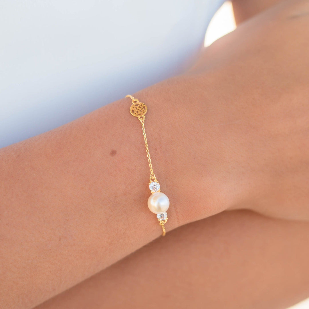 Georgini Bracelet Georgini Oceans Noosa Freshwater Pearl Bracelet Gold Brand