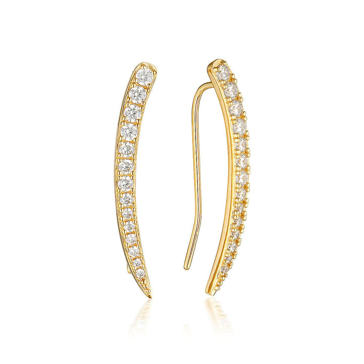 Georgini Earring Georgini Summer Sorbet Vanilla Vine Earrings Large Gold Brand