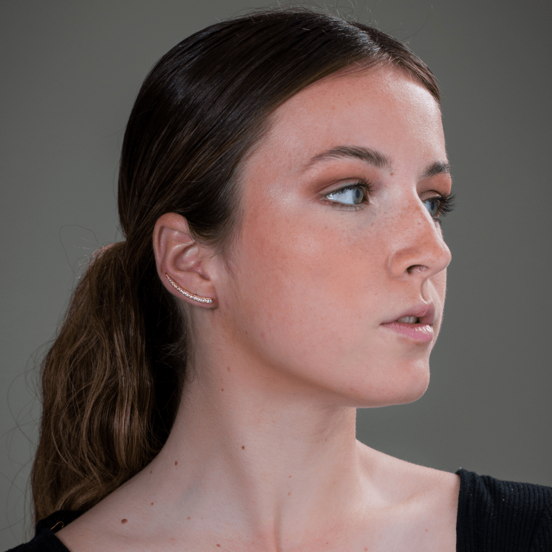 Georgini Earring Georgini Summer Sorbet Vanilla Vine Earrings Large Gold Brand