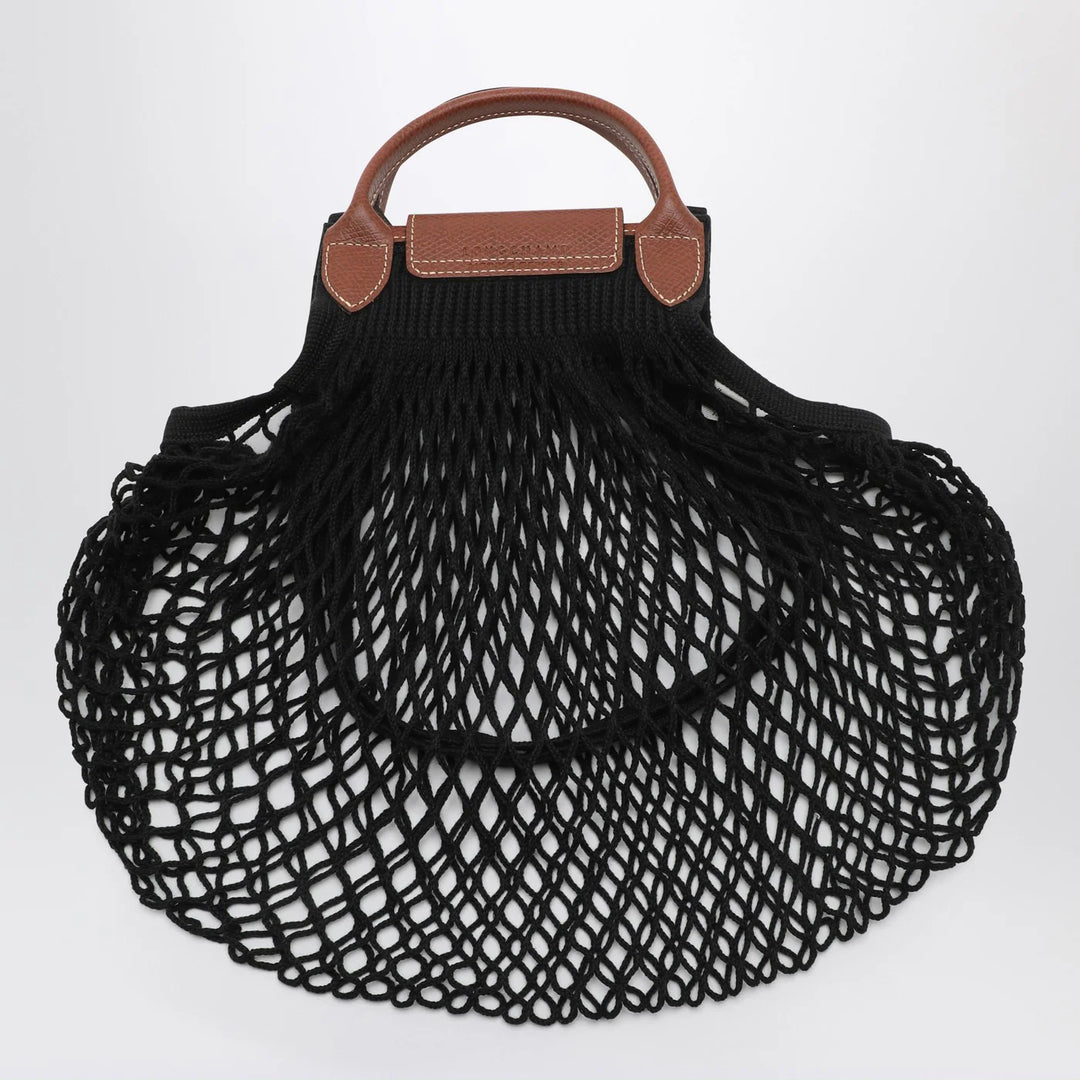 Longchamp - Black La Pliage Filet small