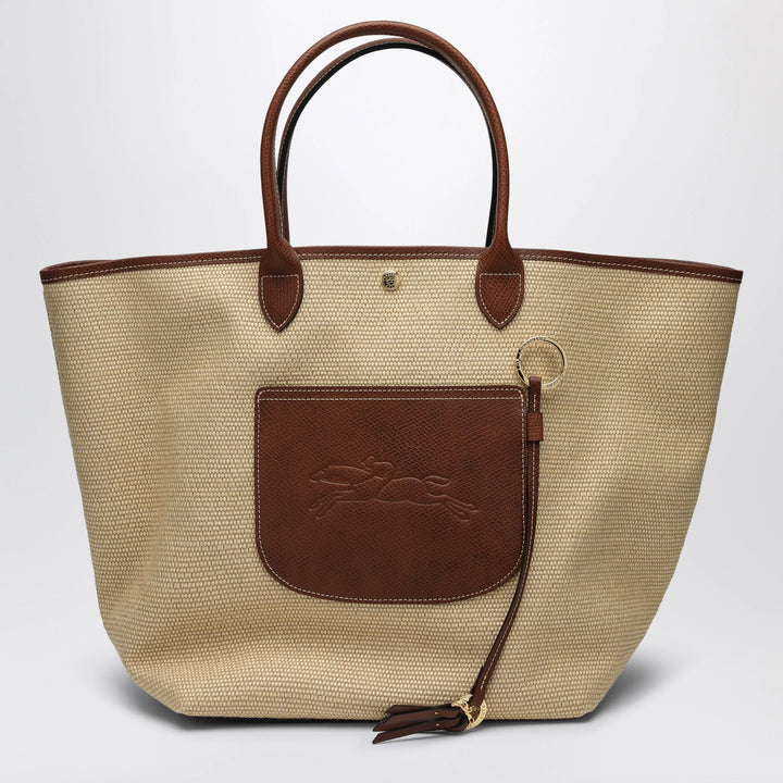 Longchamp - Basket bag L Le Pliage brown