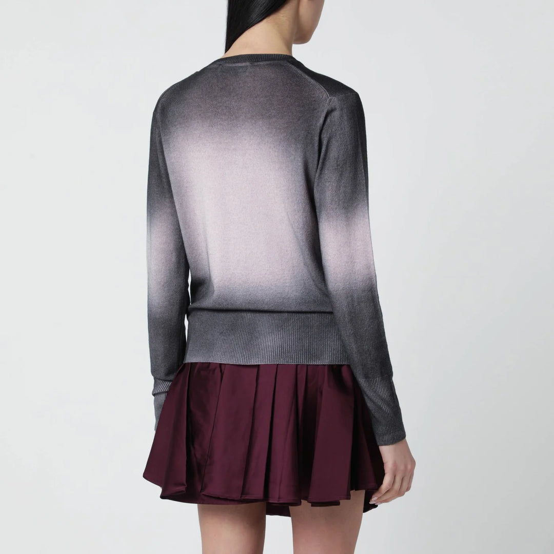 Vivienne Westwood - Pink/black dégradé-effect cardigan
