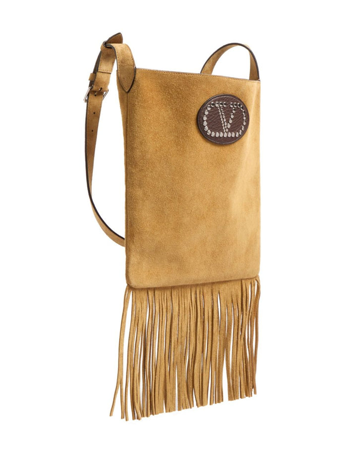 Valentino Garavani Nellcote Suede Leather Shoulder Bag