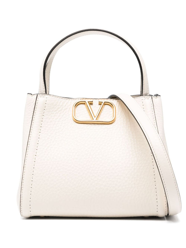 Valentino Garavani Alltime Small Handbag In Grainy Calfskin