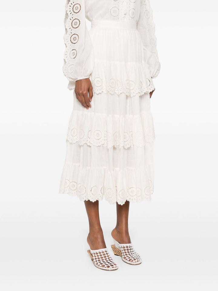 Zimmermann Skirts Ivory