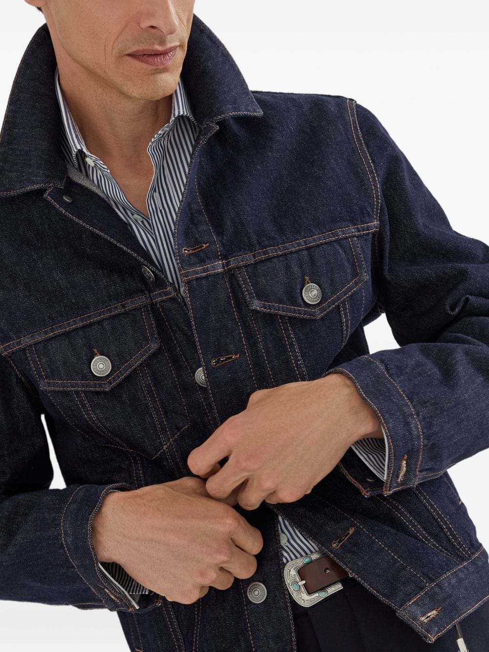Shirts Brunello Cucinelli Shirts Blue Brand