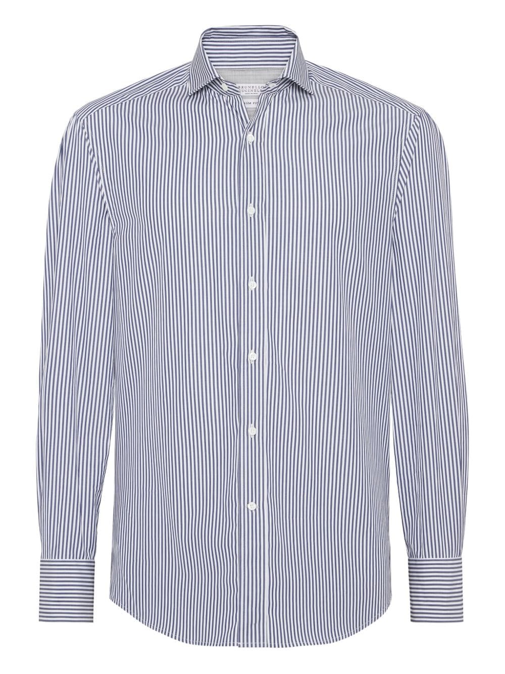 Shirts Brunello Cucinelli Shirts Blue Brand