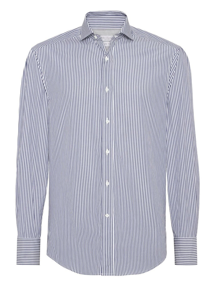 Shirts Brunello Cucinelli Shirts Blue Brand
