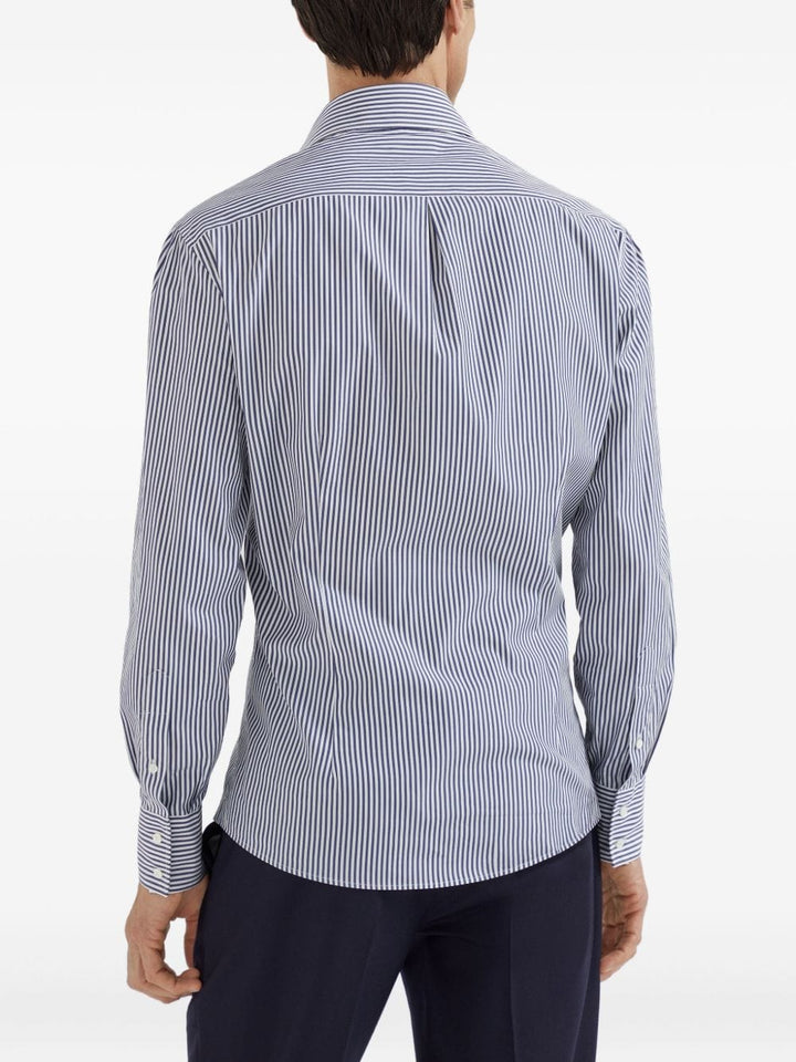 Shirts Brunello Cucinelli Shirts Blue Brand