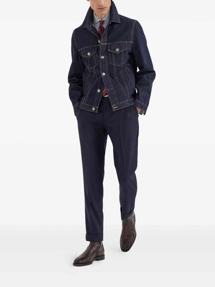 Shirts Brunello Cucinelli Shirts Blue Brand