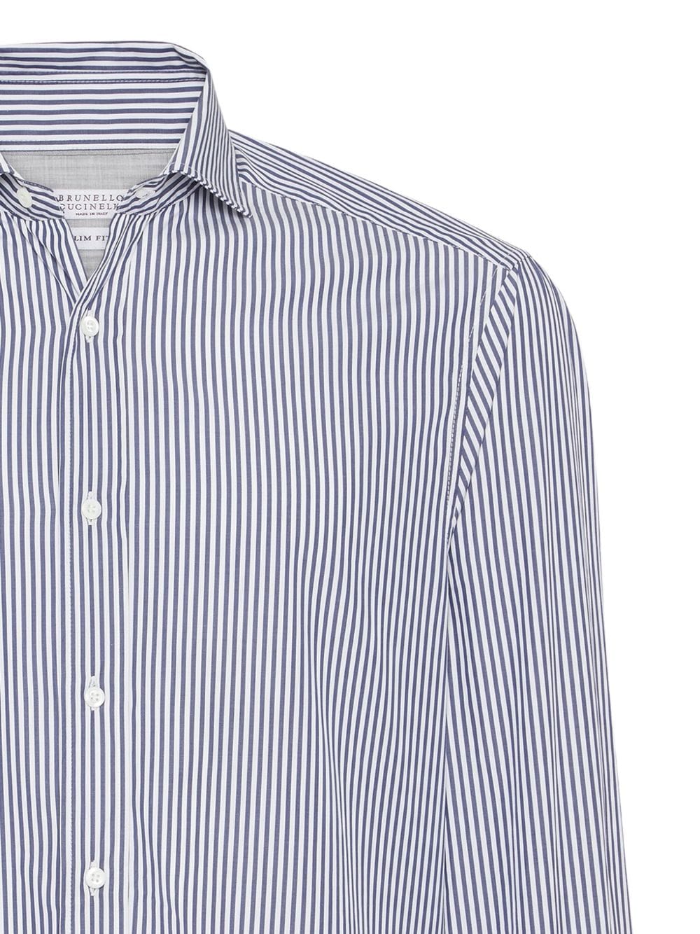 Shirts Brunello Cucinelli Shirts Blue Brand