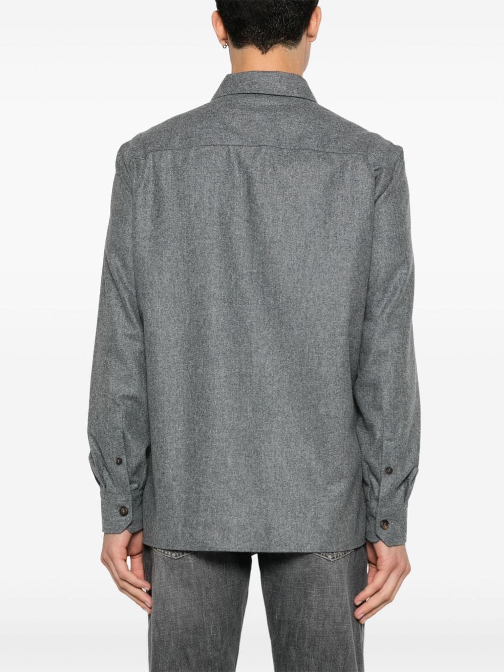 Shirts Brunello Cucinelli Shirts Grey Brand