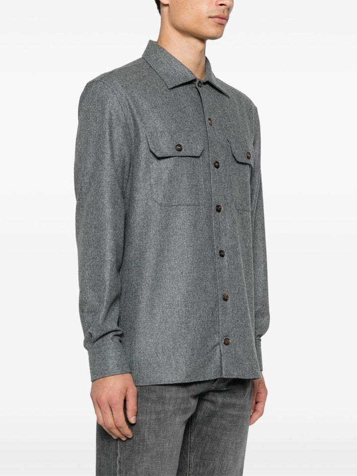 Shirts Brunello Cucinelli Shirts Grey Brand