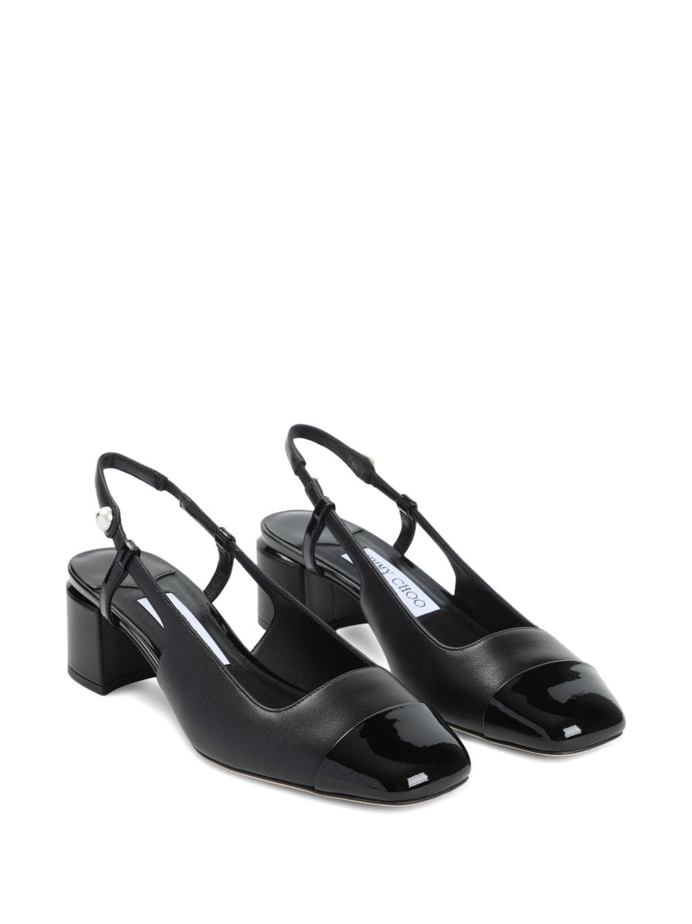 Medium Heel Jimmy Choo With Heel Black Brand