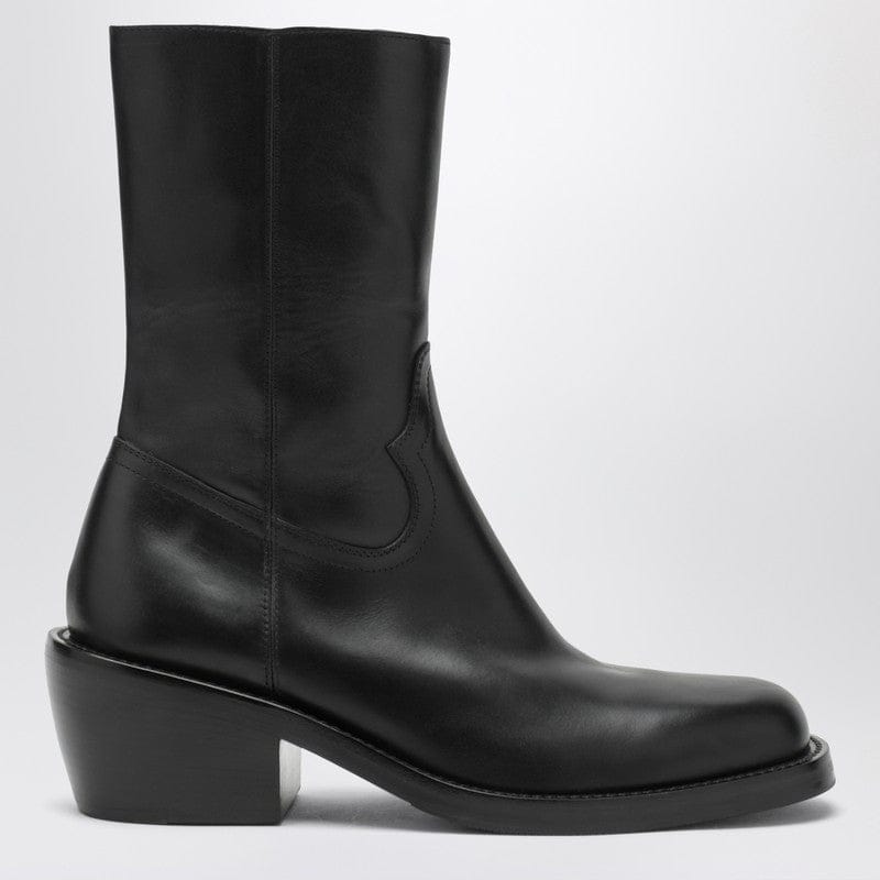Shoes Dries Van Noten - Black leather ankle boots - 41 IT Brand