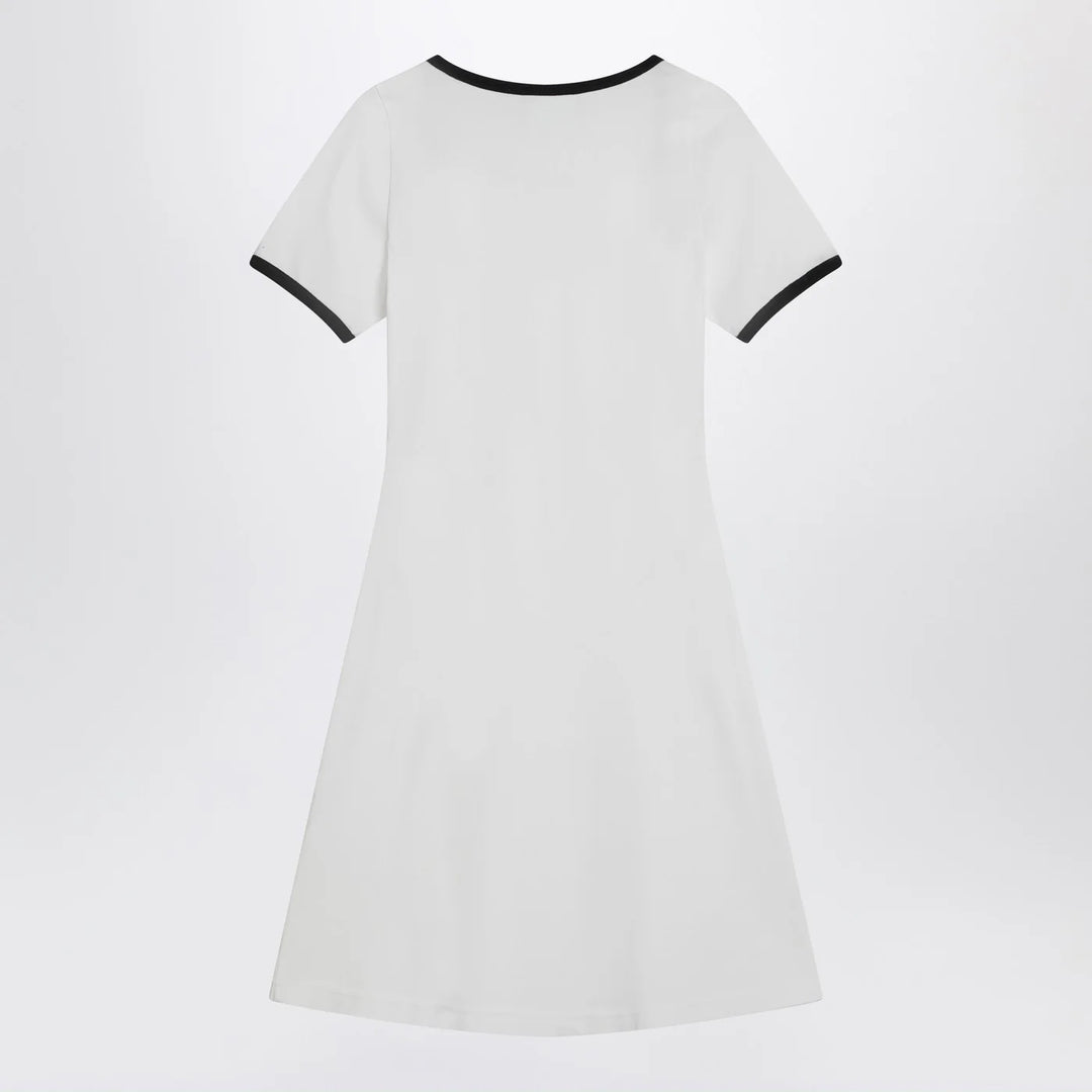 Courrèges - Black/white mini dress in cotton