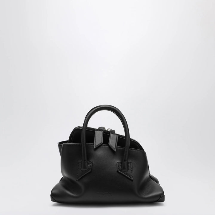 The Attico - Black leather La Passeggiata Mini bag