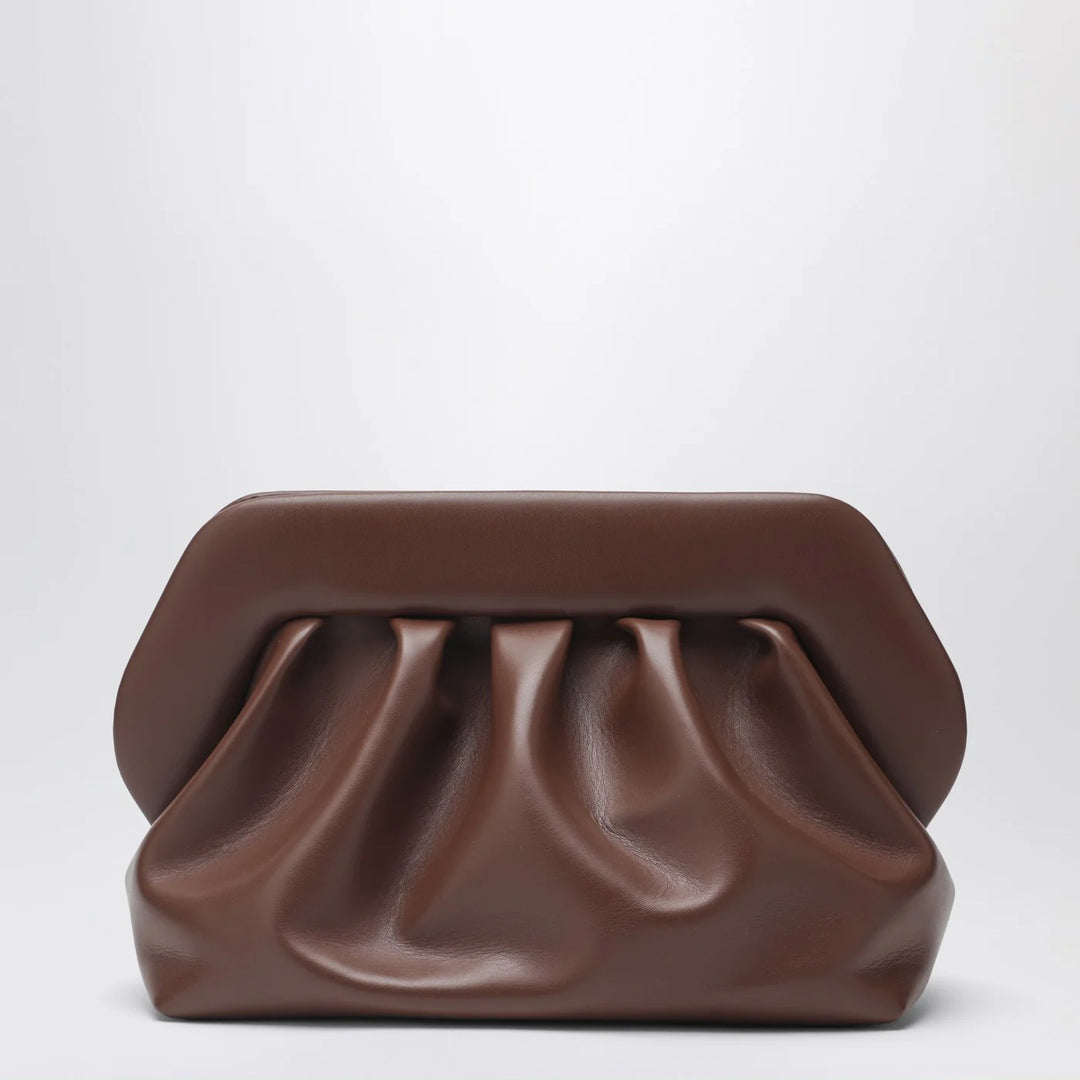 THEMOIRè - Tia clutch in brown