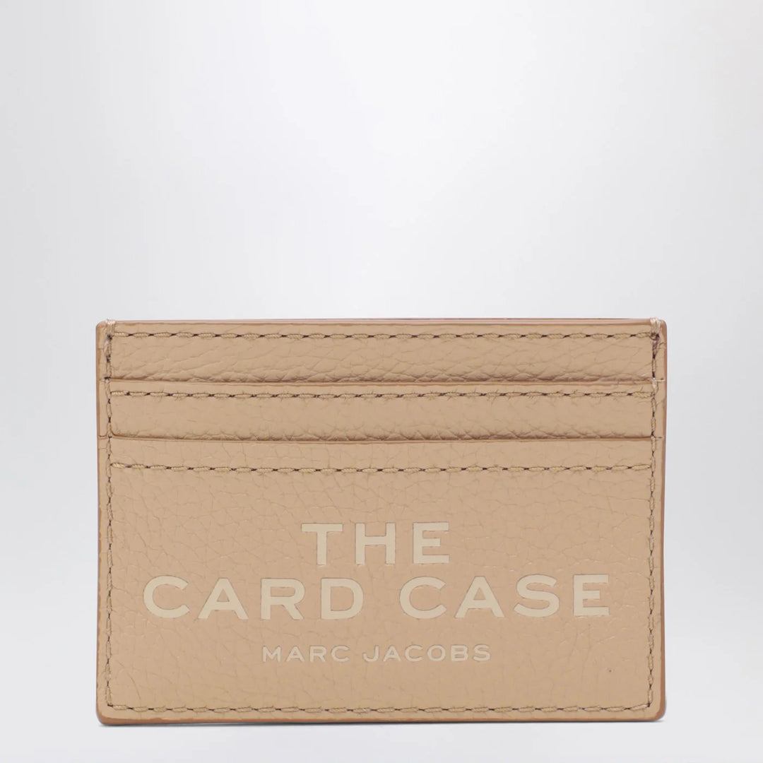 Marc Jacobs - Camel full-grain leather cardholder