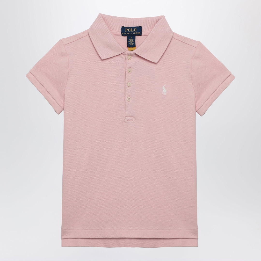Polo Ralph Lauren - Pink cotton polo shirt with logo