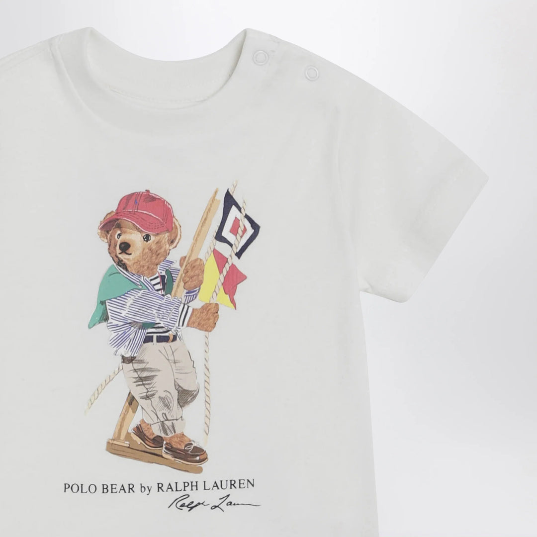 Polo Ralph Lauren - White Polo Bear cotton T-shirt
