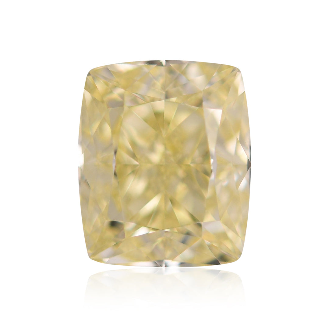 1.00 Carat Fancy Yellow Cushion Diamond SI1 GIA
