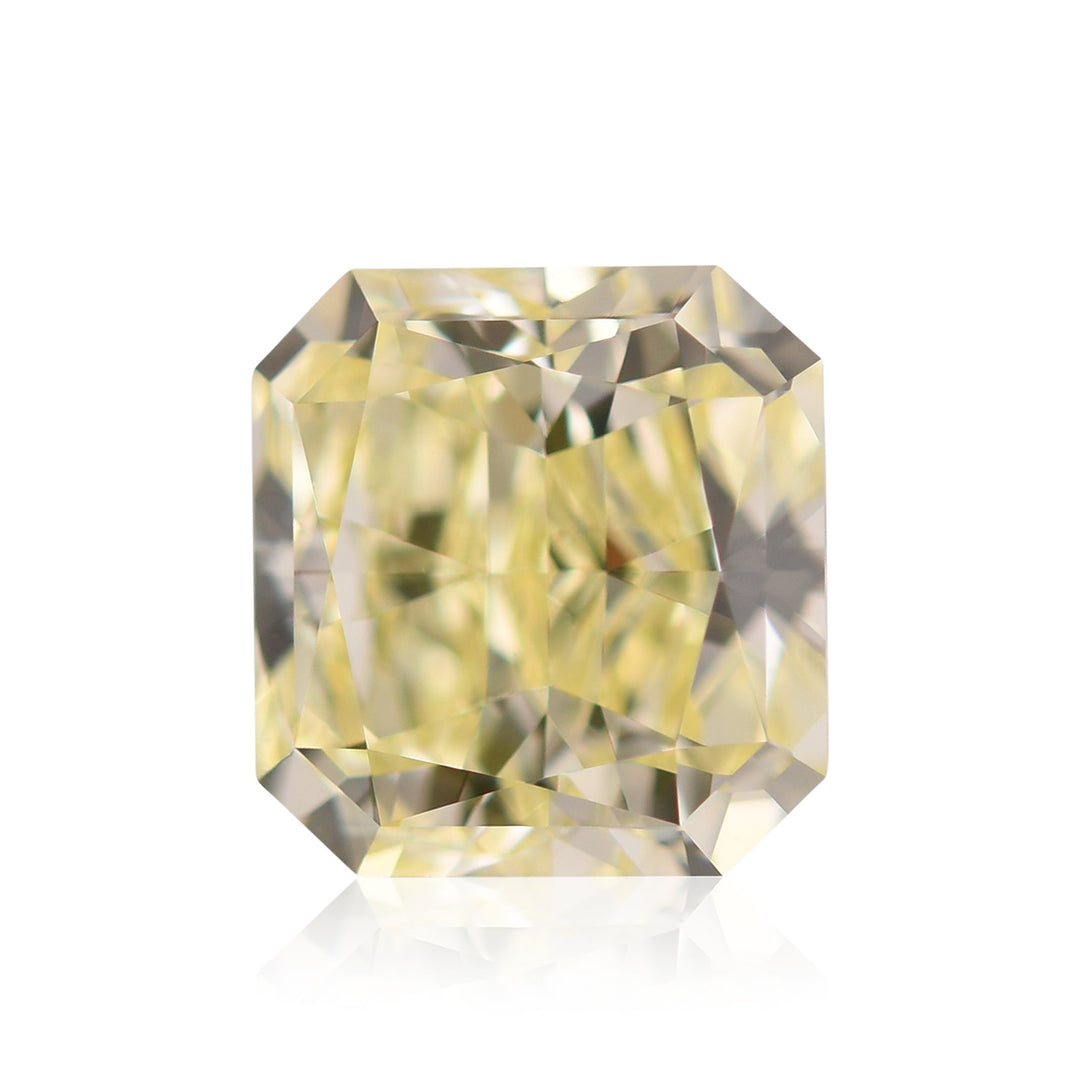 2.10 Carat Fancy Yellow Radiant Diamond VVS2 GIA
