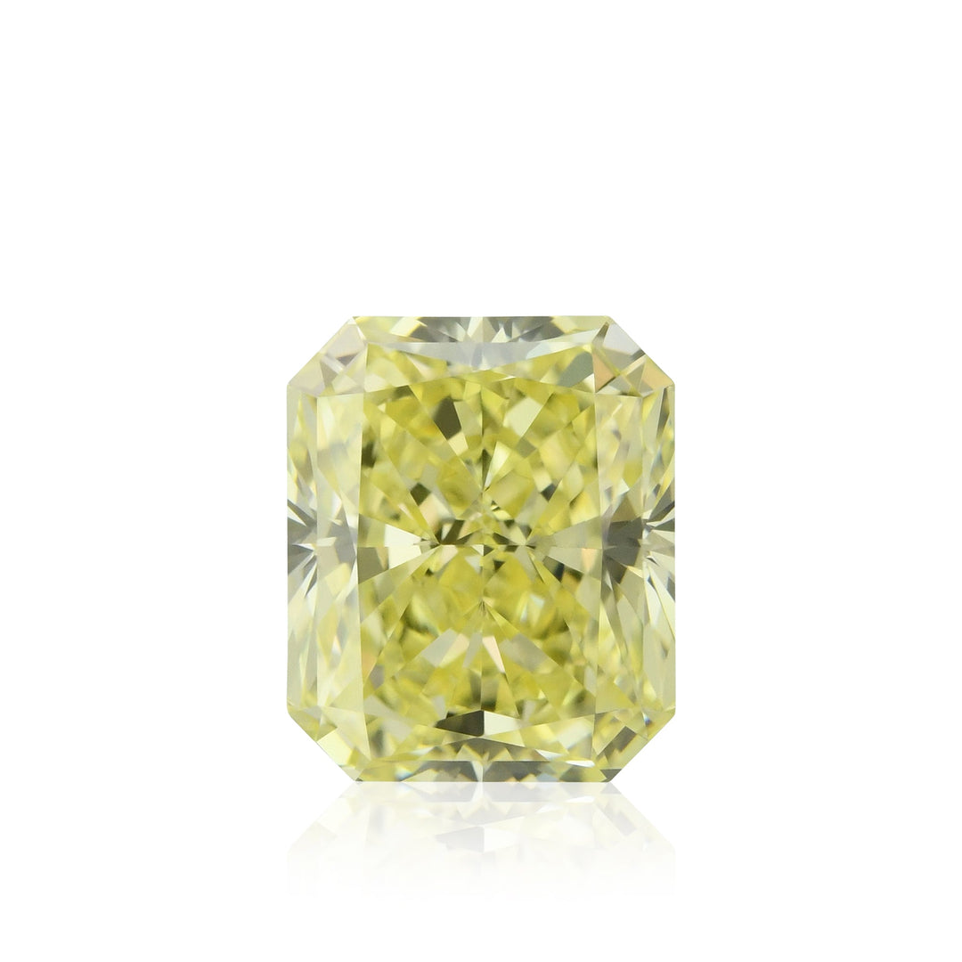 1.02 Carat Fancy Yellow Radiant Diamond VS2 GIA