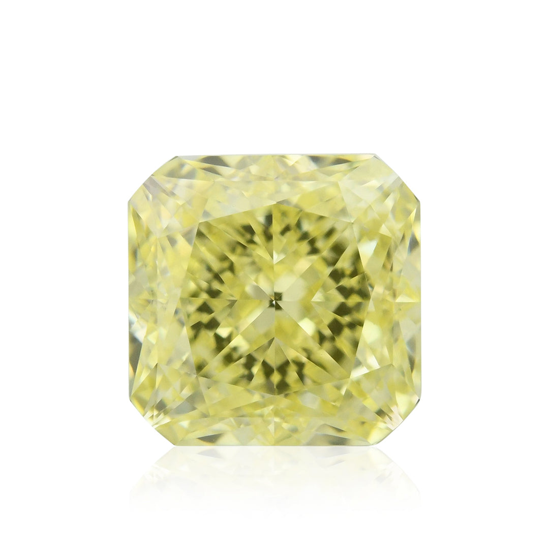 1.07 Carat Fancy Yellow Radiant Diamond VVS2 GIA