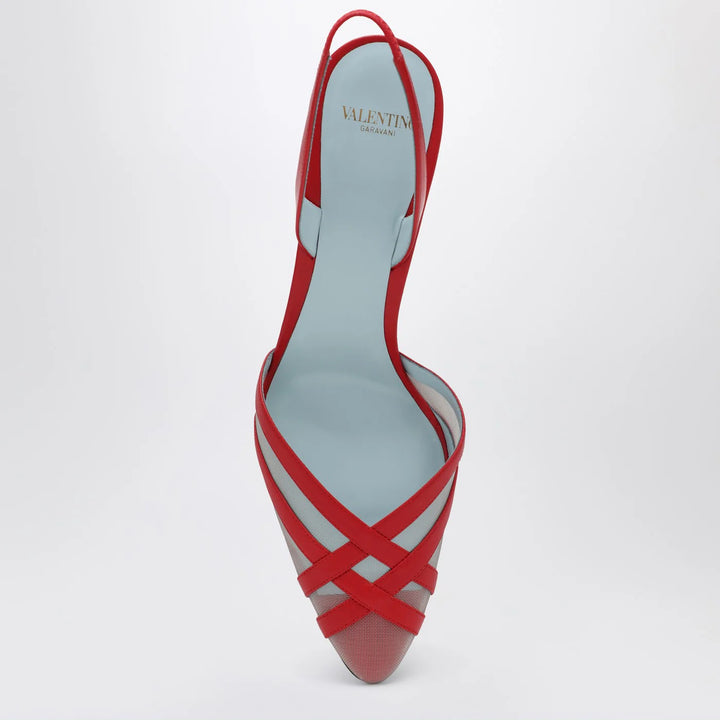 Valentino Garavani - Red ImpuDance Slingback Décolleté