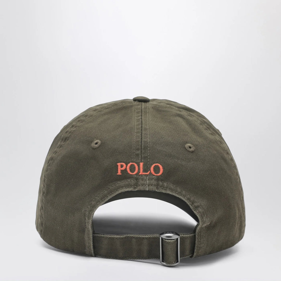 Polo Ralph Lauren - Olive green baseball cap with logo