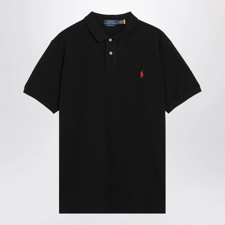 Polo Ralph Lauren - Black cotton Custom Slim-Fit polo