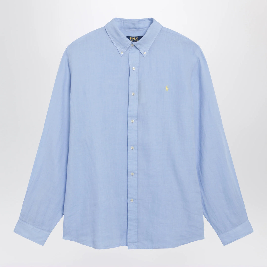 Polo Ralph Lauren - Light Blue Linen Button-Down Shirt