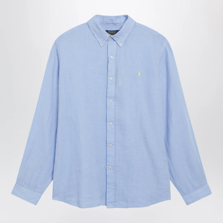 Polo Ralph Lauren - Light Blue Linen Button-Down Shirt