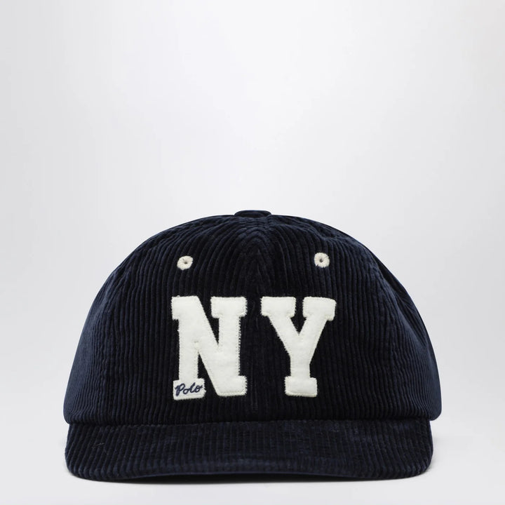Polo Ralph Lauren - Blue corduroy baseball cap